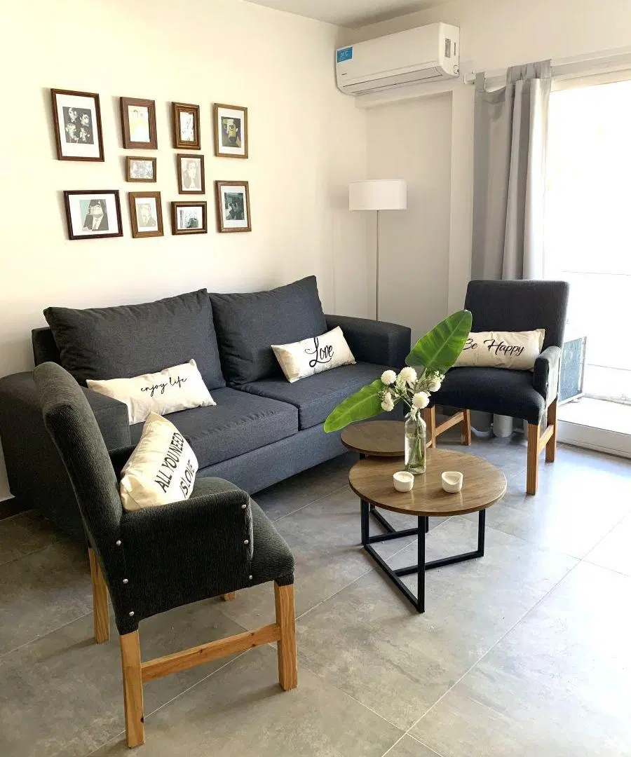 Moderno 2 ambientes amoblado con cochera y amenities 2