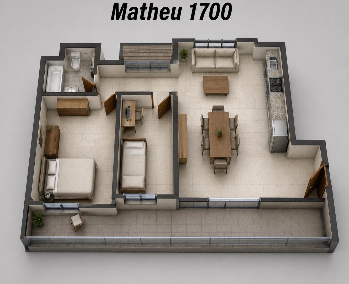 Foto de VENTA -3 AMBIENTES - BALCON - PARQUE PATRICIOS, imagen 3