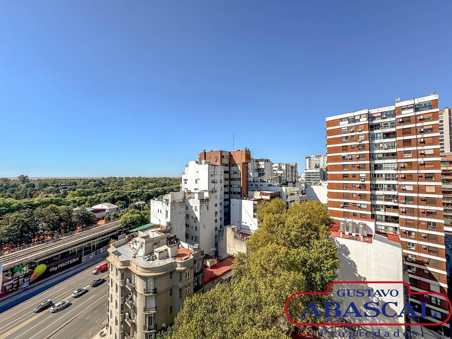 Monoambiente en alquiler con Terraza y Parrilla PROPIAS! Piso alto! Edificio con amenities