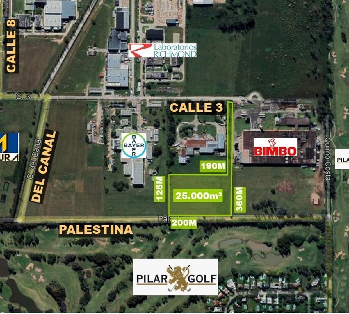 Parque Industrial Pilar - Venta Fraccion 2,5ha 4