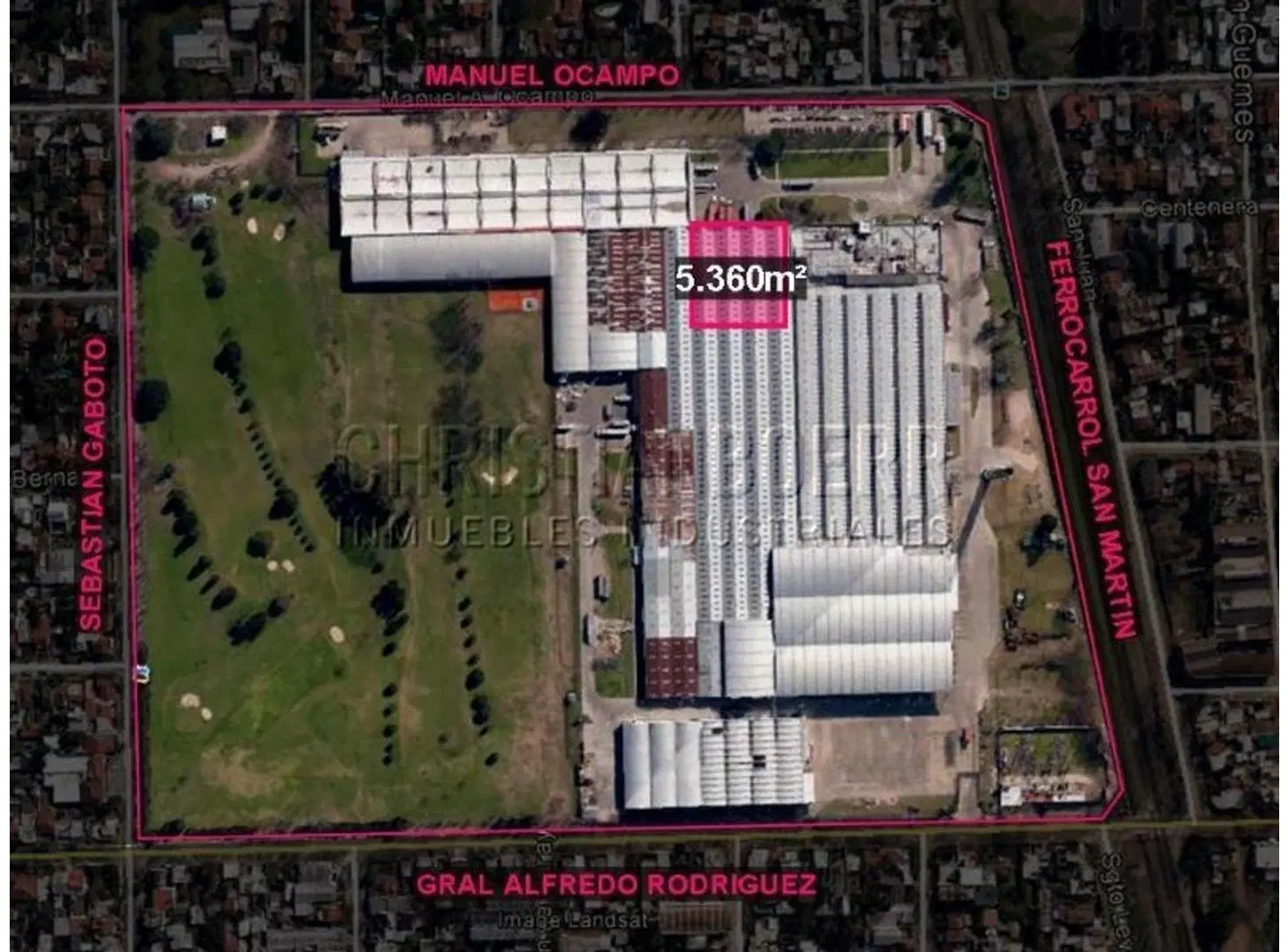 5530m² cub. en Hurlingham dentro de Complejo Log 2