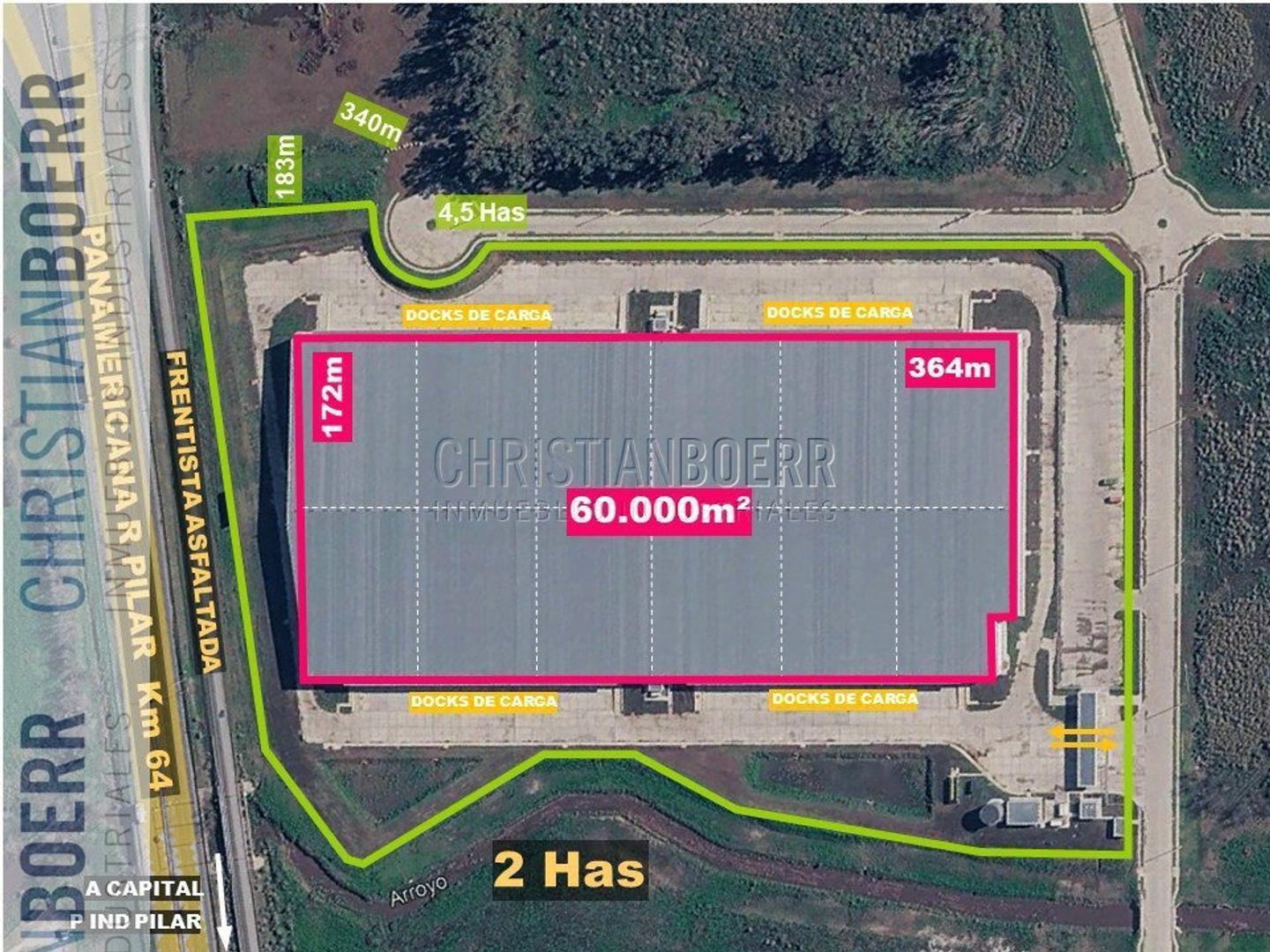 PILAR - CENTRO DISTRIBUCION AAA -60.000M² CUB - ALQ PARCIAL