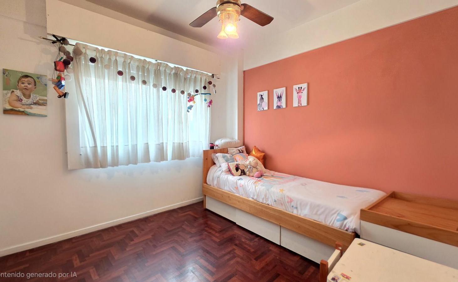 Departamento de 3 ambientes con balcón al frente