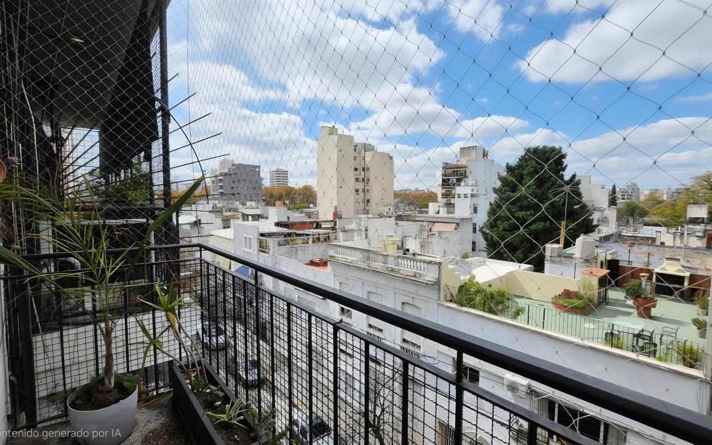 Departamento de 3 ambientes con balcón al frente