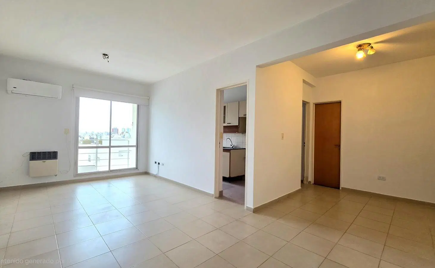 Departamento 2 ambientes con balcón y cochera fija cubierta - Vista panorámica 2