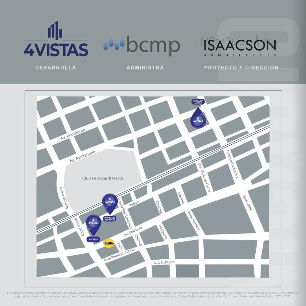 Moderno 3 Ambientes con Cochera y Amenities en Caballito 5