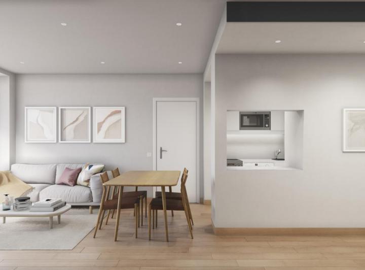 Increíble 3 ambientes en piso alto con terraza y amenities  en Caballito 1