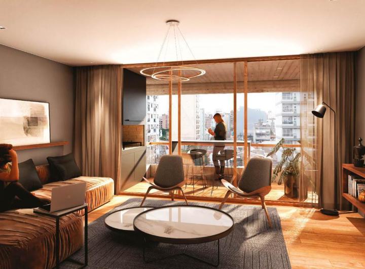 Departamento 3 ambientes con Balcon Terraza En pozo con Detalles Premium en Nuñez