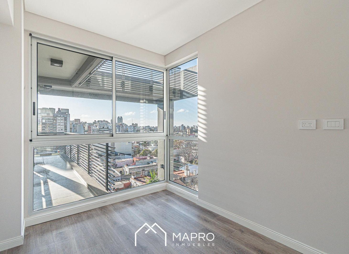Unico 3 ambientes con balcon aterrazado cochera y amenities en Parque Chacabuco