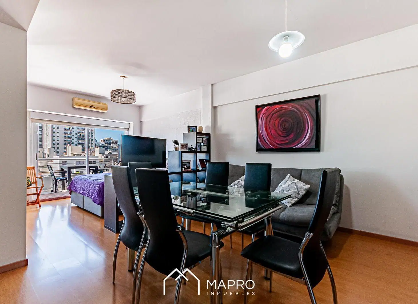 Comodo monoambiente con amenities en piso alto - Caballito Sur 2