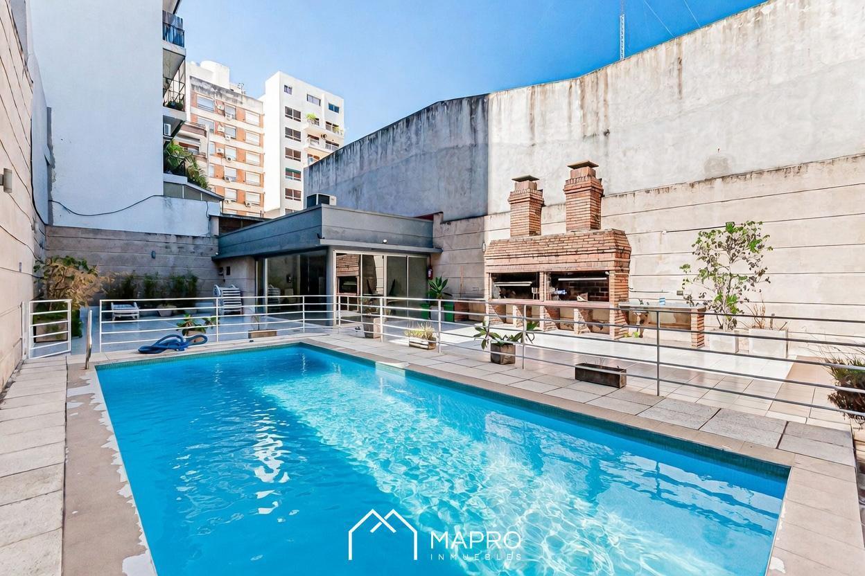 Comodo monoambiente con amenities en piso alto - Caballito Sur