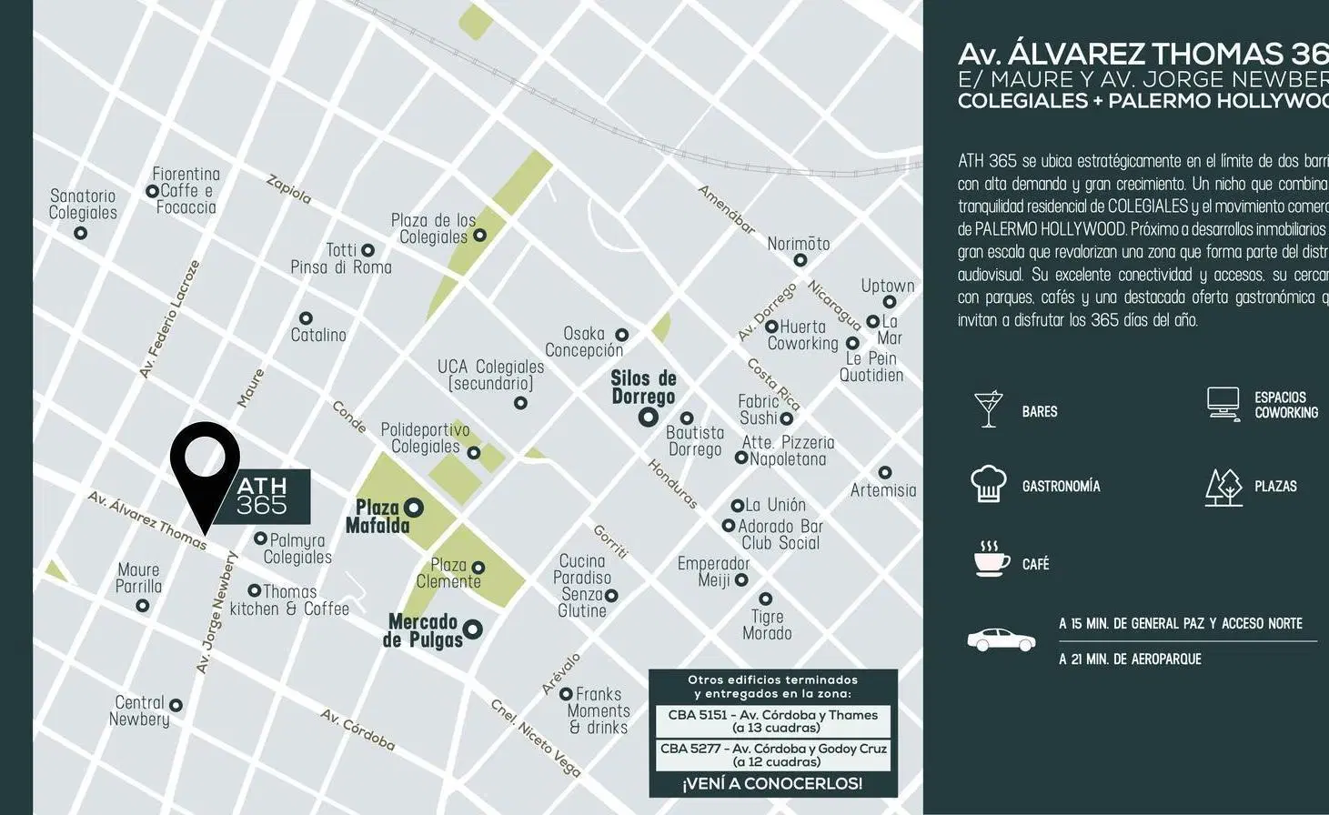 Colegiales | Moderno 2 Ambientes Premium con Amenities 5