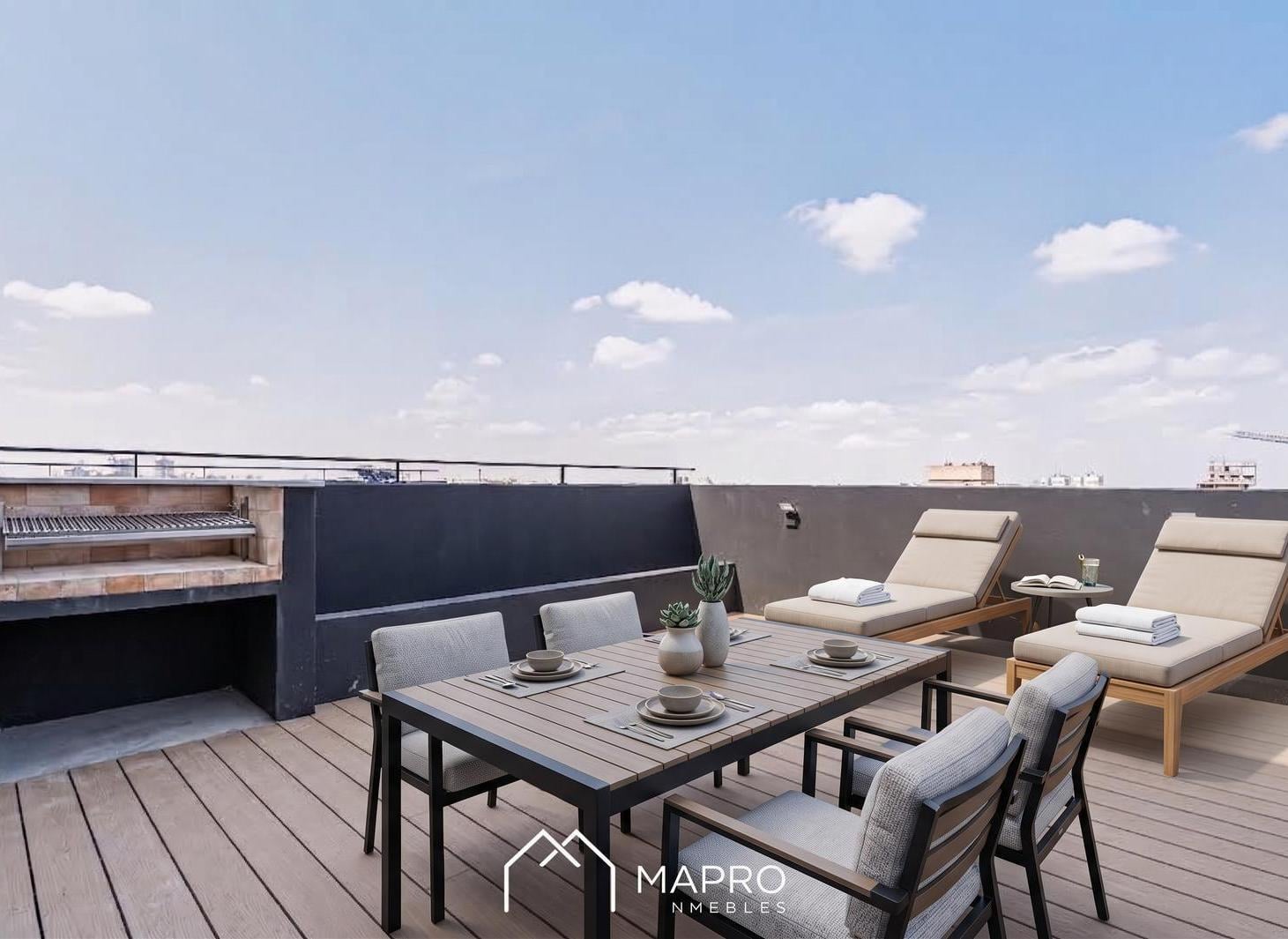 Foto de 3 ambientes con terraza y parrilla propia full amenities en Caballito, imagen 4