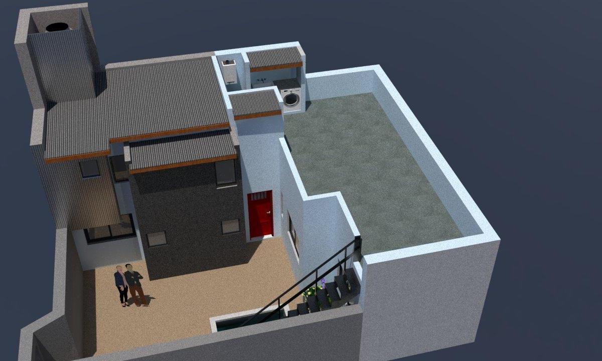 PH Al Contra Frente con Patio y Terraza Reciclado a Nuevo 2