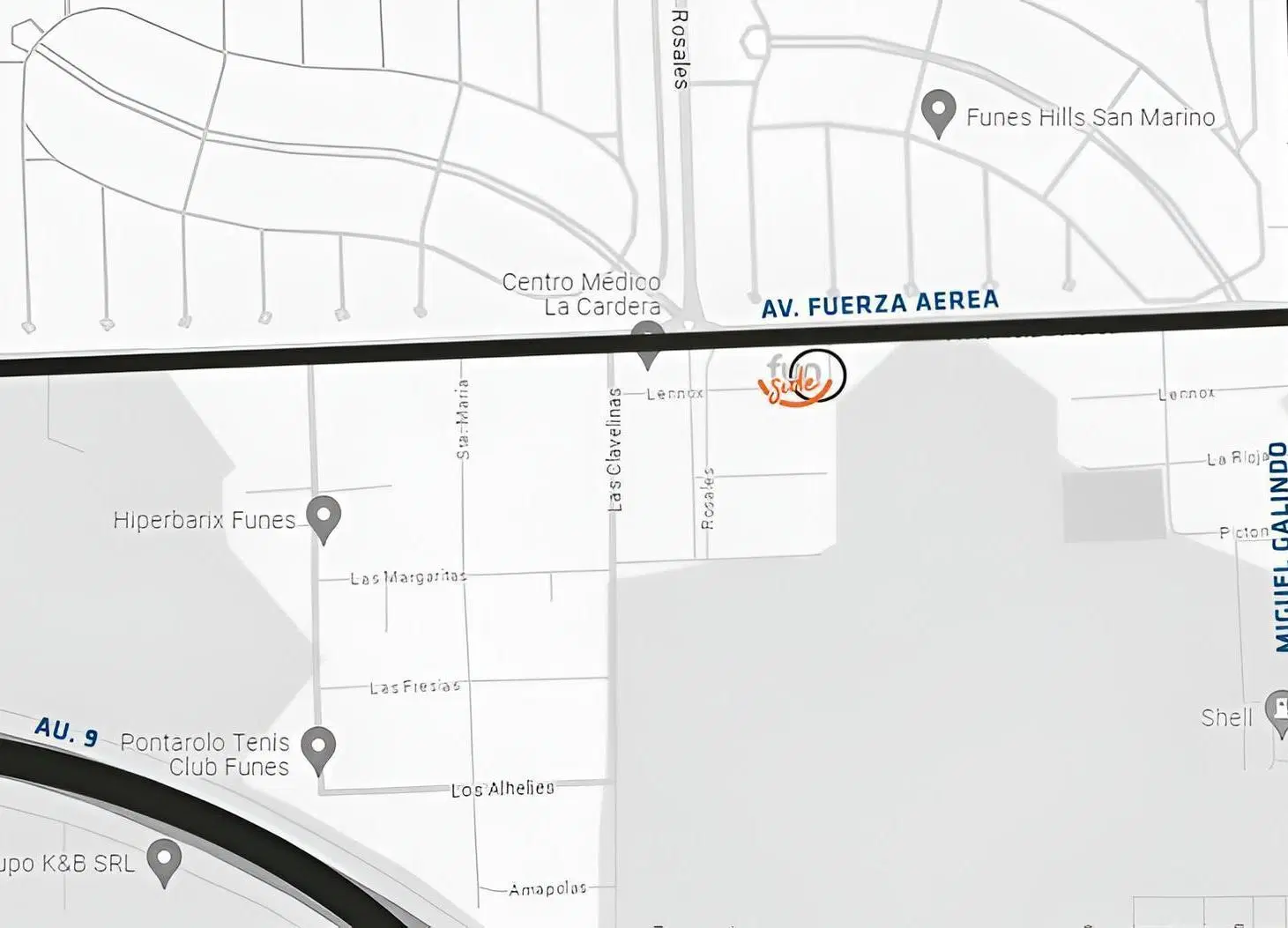 AV. FUERZA AEREA AL 3100 ALQUILER LOCAL COMERCIAL EN FUNES 3