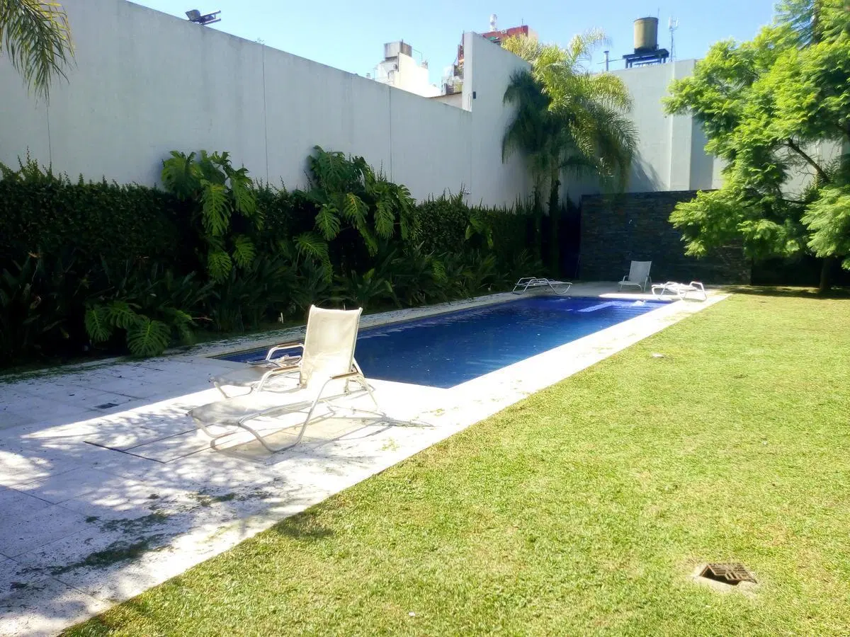 Monoambiente 36 m2 - Jardín con piscina, gimnasio y quincho con Parrilla!! 3