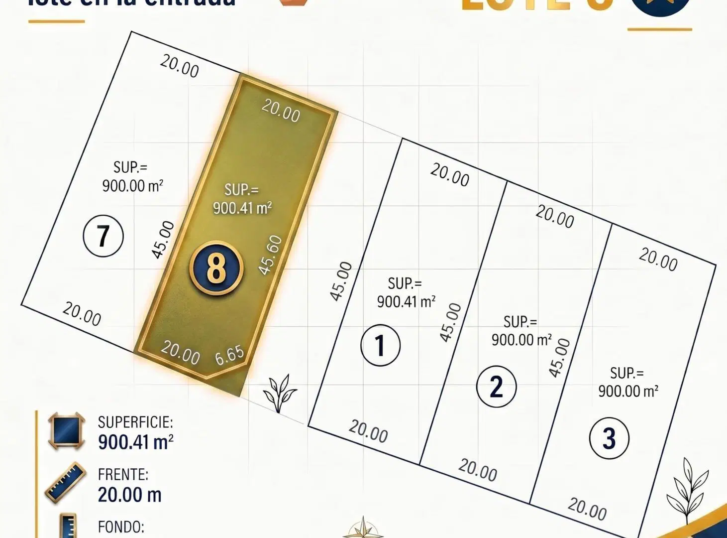 Lujan, lotes comerciales sobre ruta 900 m2 4