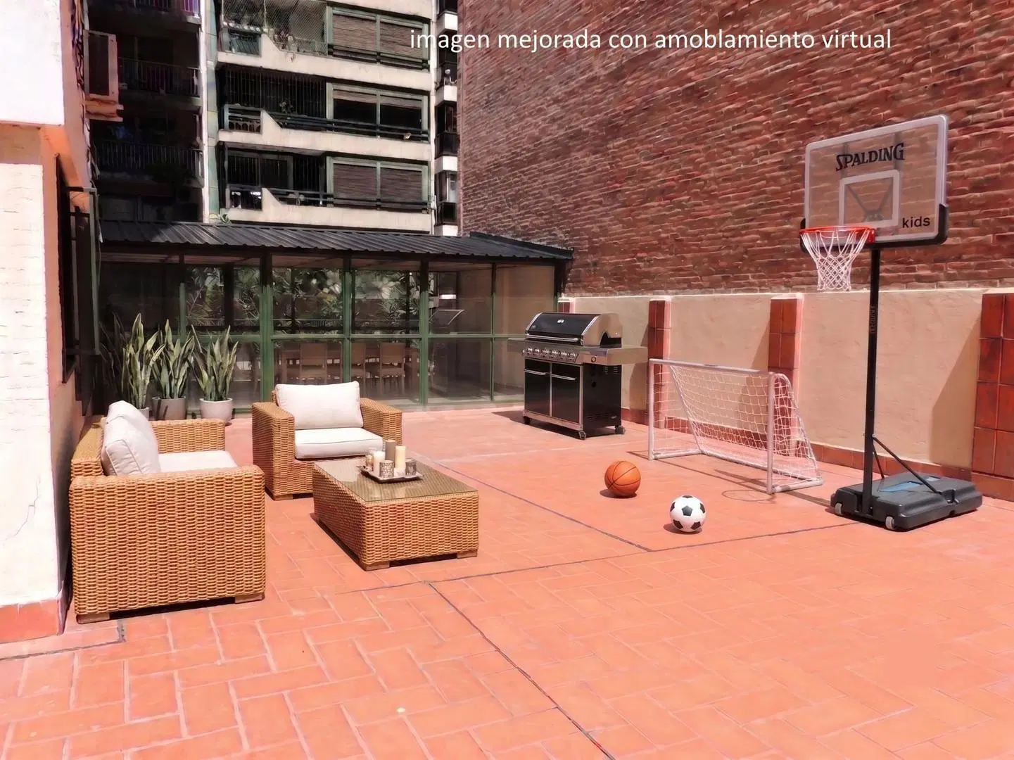 4 amb con cochera en venta en Las Cañitas. Gran terraza. 4