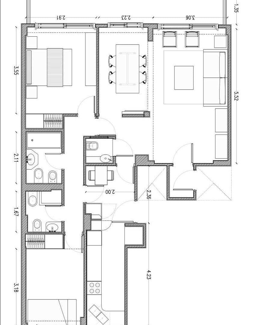 Hermoso departamento sobre Bvard Cerviño