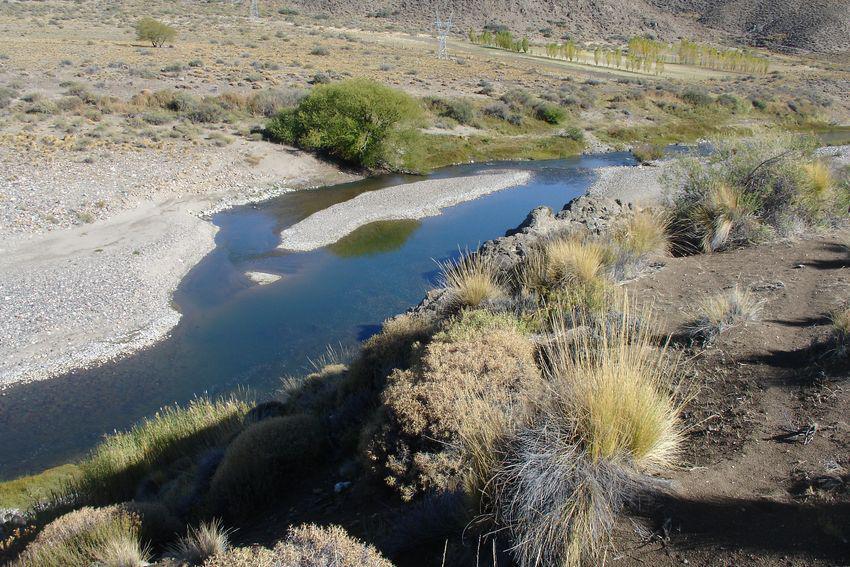 Campo Sobre Río Pichileufu, Río Negro. Ruta 40 Vieja - Bariloche 1