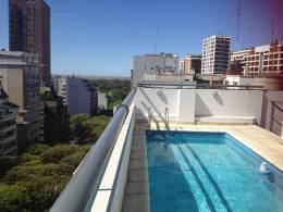 Alquiler  en Las Cañitas de  3 ambientes  .Balcón terraza. Cochera fija. Vigilancia 24 horas Piscina 4