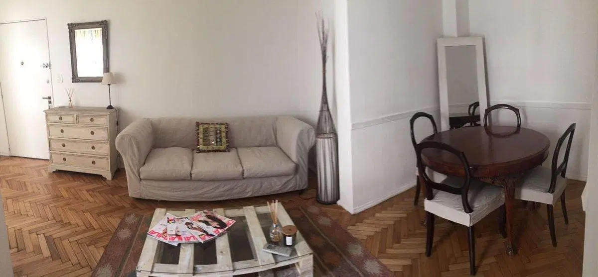 Práctico dos ambientes en Pacheco de Melo y Callao 5