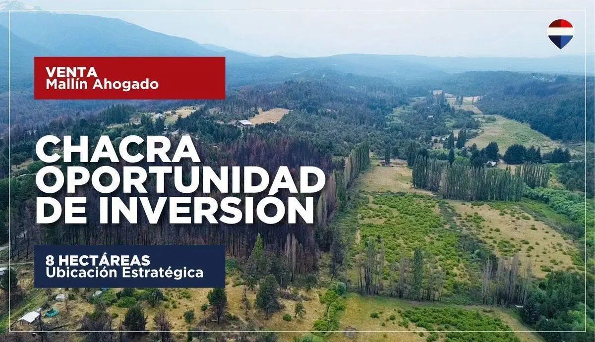 Chacra 8 ha Mallin Ahogado - Ubicación Estratégica 4