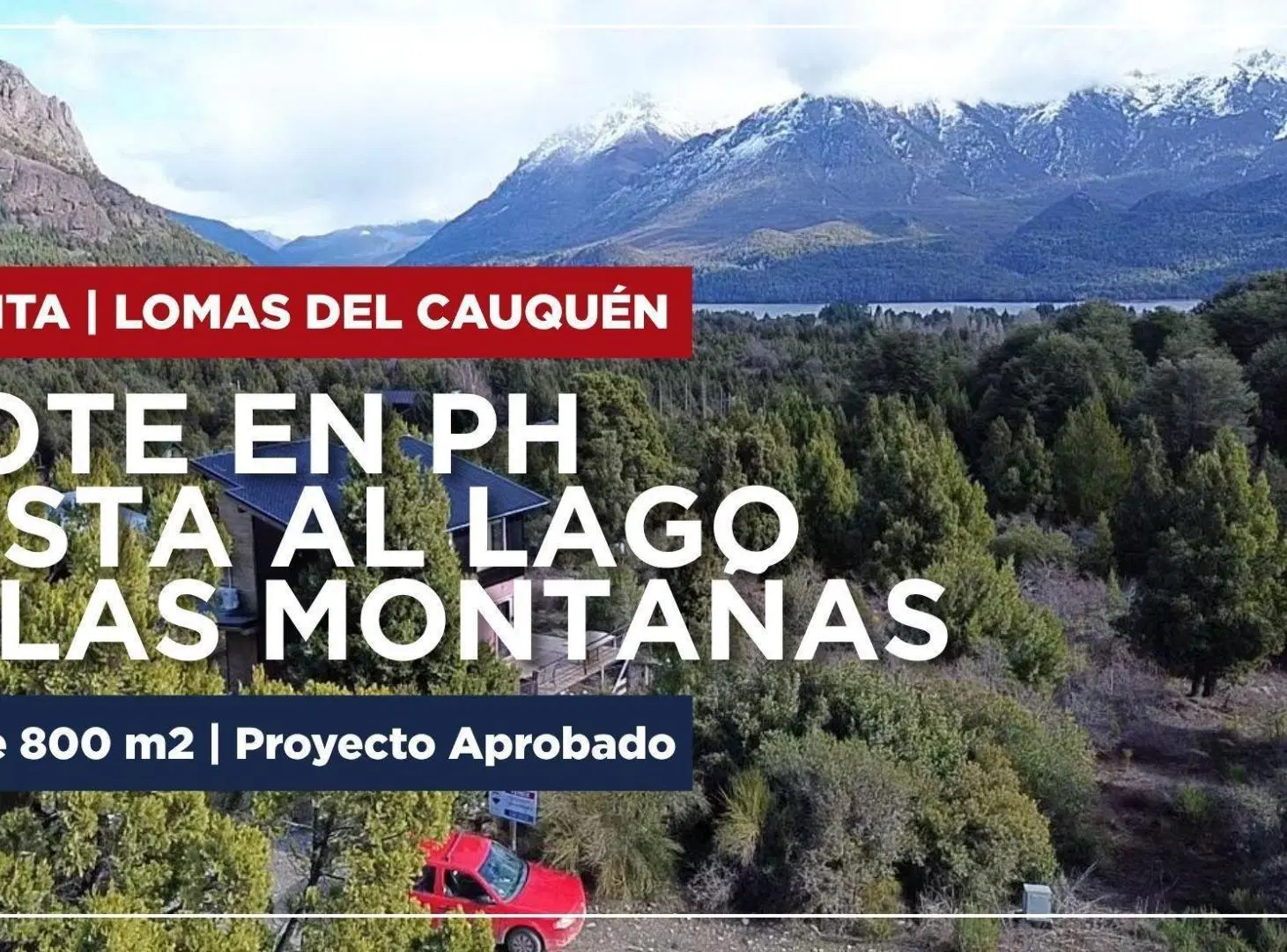 Lote en Lomas del Cauquén, vista al lagoBariloche 5