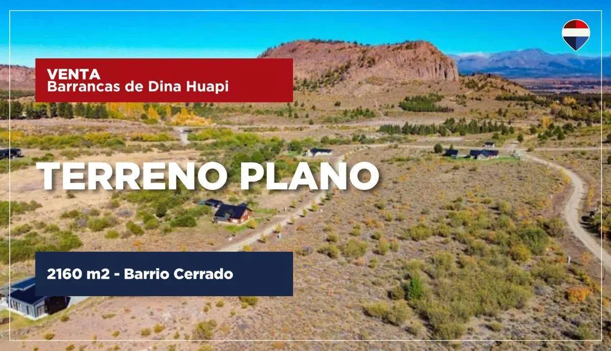 Lote 2160 m2 Barrancas de Dina Huapi 5