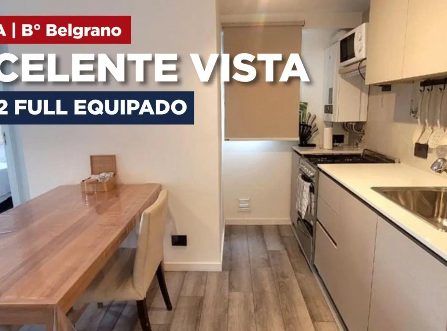 VENTA DPTO EQUIPADO - B° BELGRANO 2