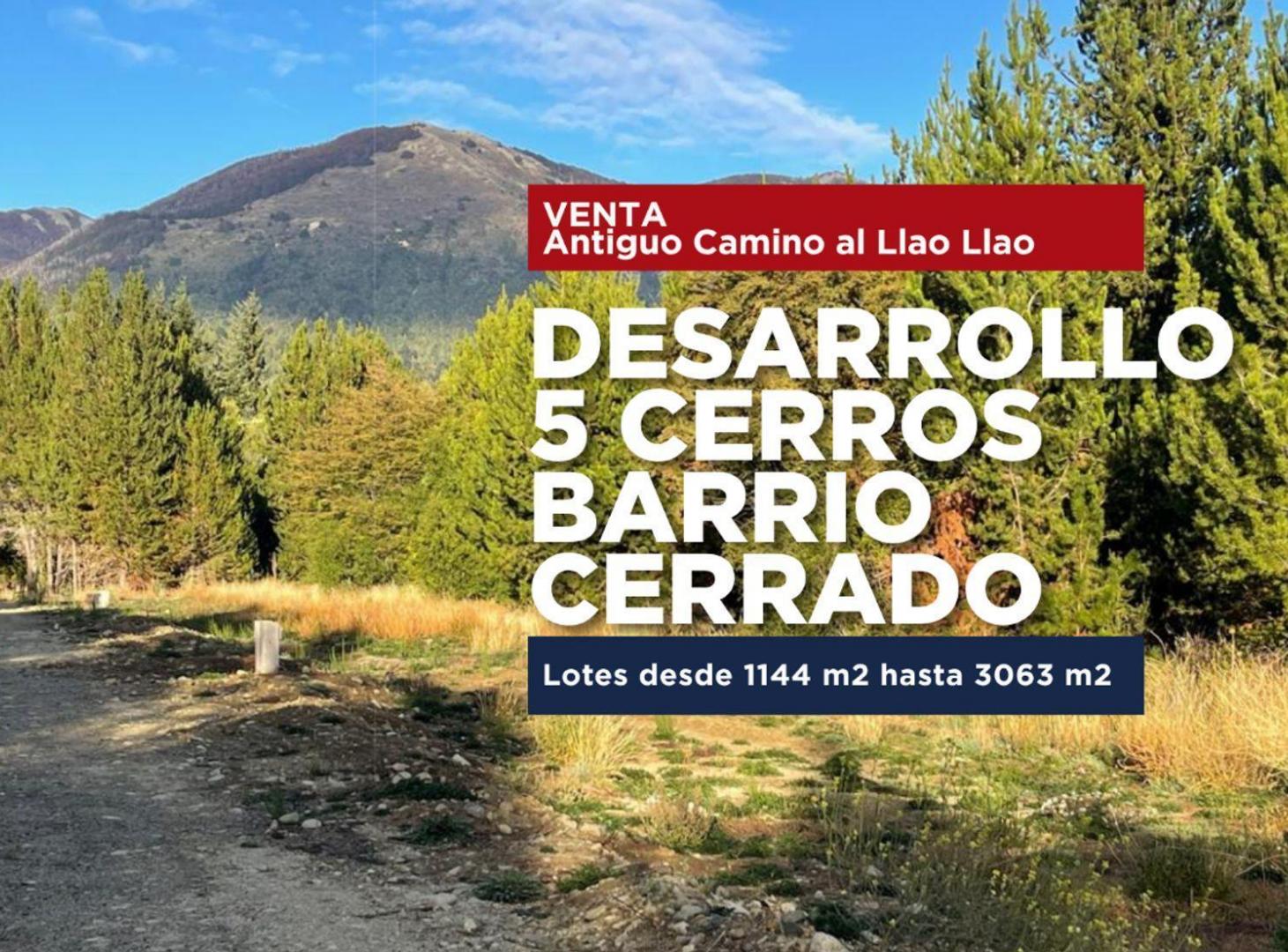 Foto de LOTE EN 5CERROS- CAMINO VIEJO AL LLAO LLAO, imagen 1