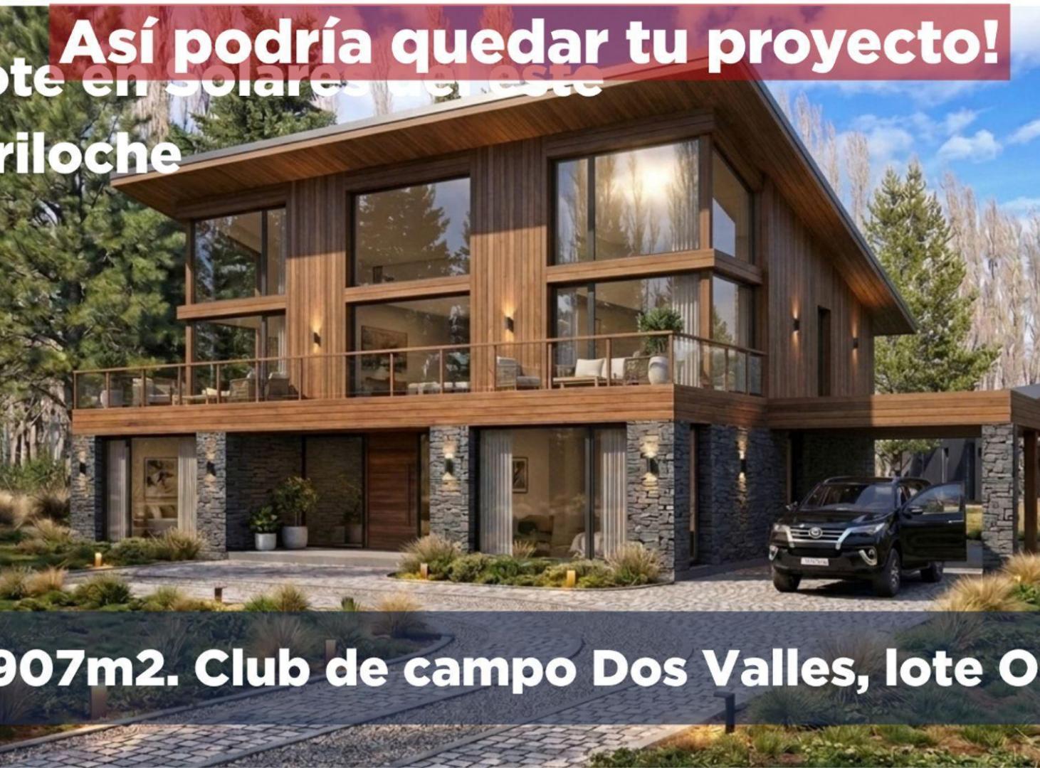 Foto de Lote O59 Club de campo Dos Valles Bariloche 907m2, imagen 1