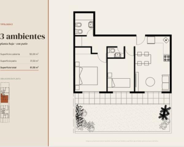Foto de VENTA DEPARTAMENTO 2 AMBIENTES EN MORON A ESTRENAR CON FINANCIACION, imagen 3