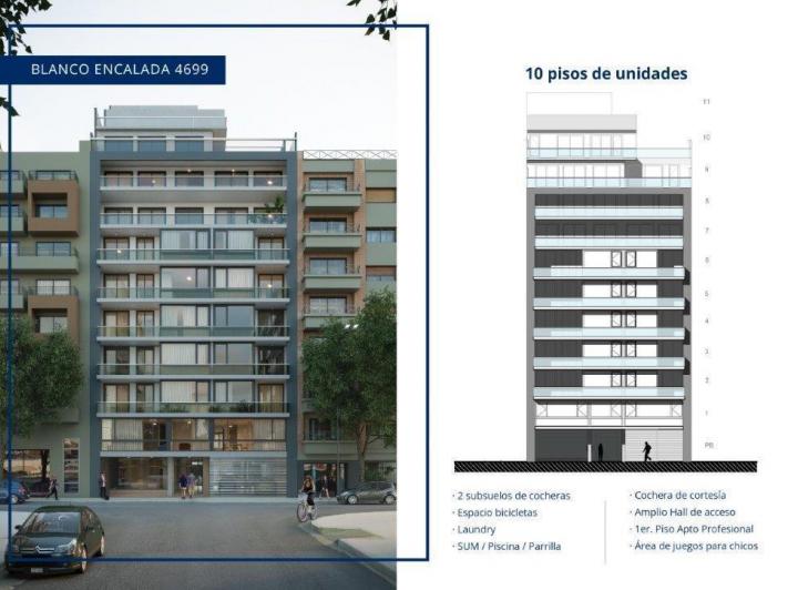 Divino 4 Ambientes a estrenar - Toilette - Terraza - Amenities - Opcional Venta Cochera 2