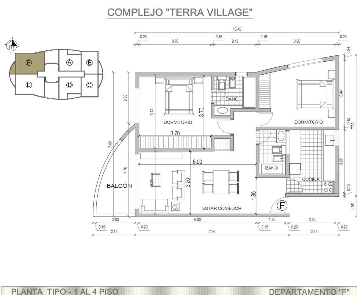 DEPARTAMENTO VENTA TERRA VILLAGE ZONA NORTE 4°F