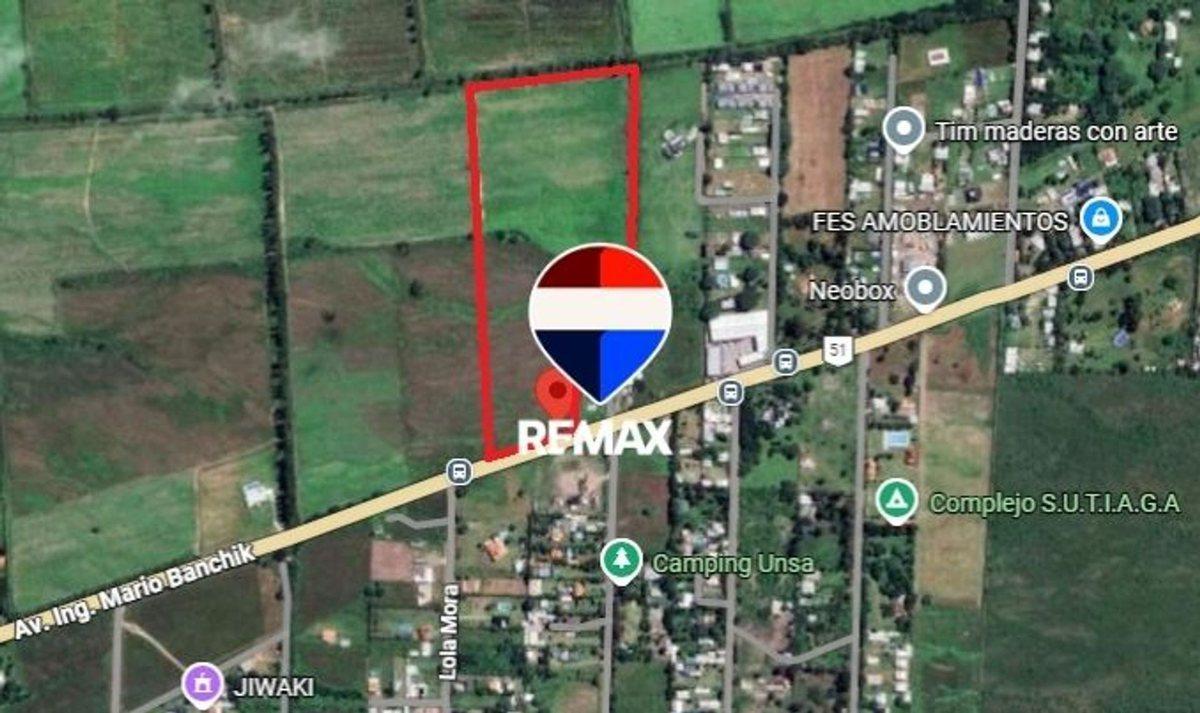 TERRENO DE 7,6 HA O FRACCIÓN EN VENTA RN 51 SALTA