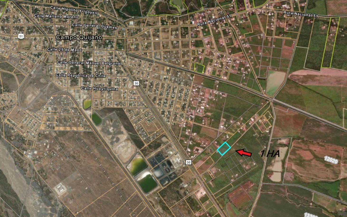 Foto de TERRENO VENTA CAMPO QUIJANO 1 HA PLANA, imagen 2