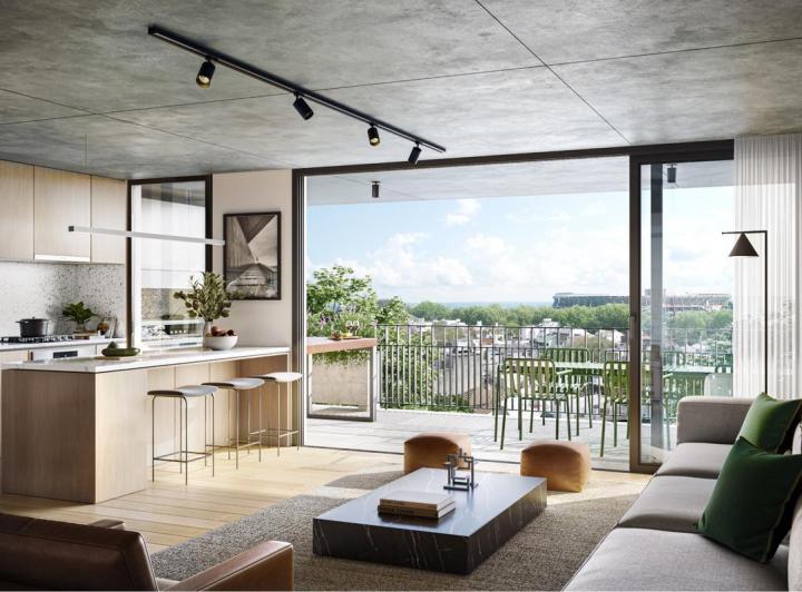 Exclusivo 2 ambientes con cochera y balcón aterrazado en Venta en Quartier Bajo Belgrano. 2