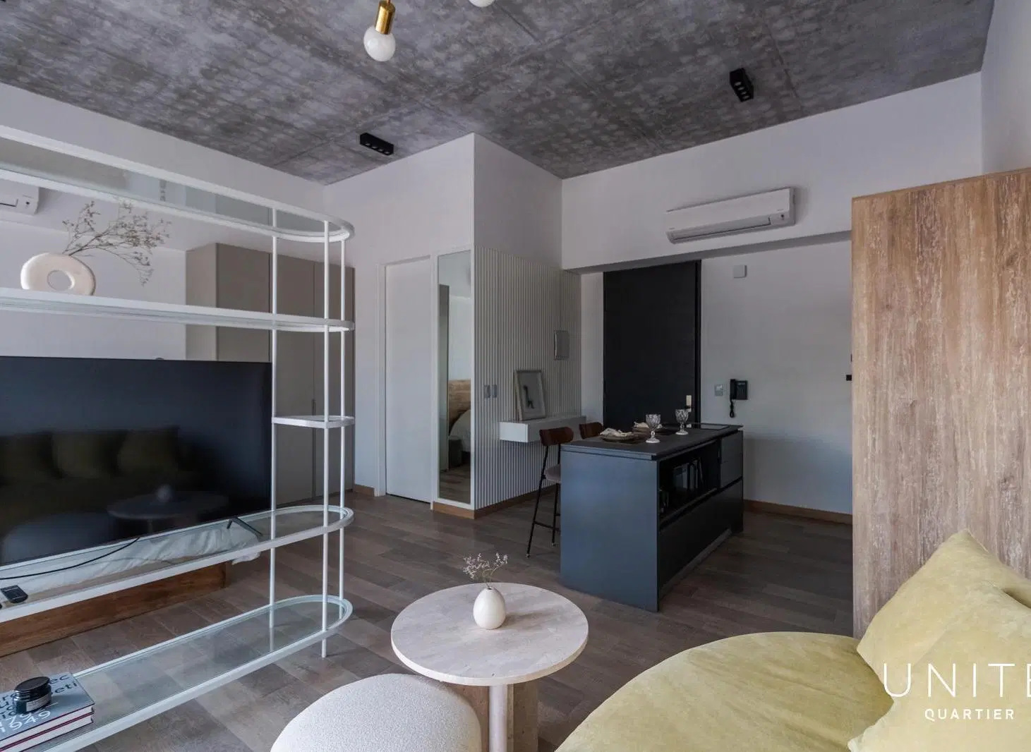Excelente Loft amoblado con cochera en alquiler tradicional. Distrito Quartier, Retiro. 5