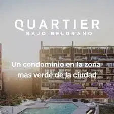 3 ambientes  con gran balcón aterrazado y parrilla en Quartier Bajo Belgrano. 4