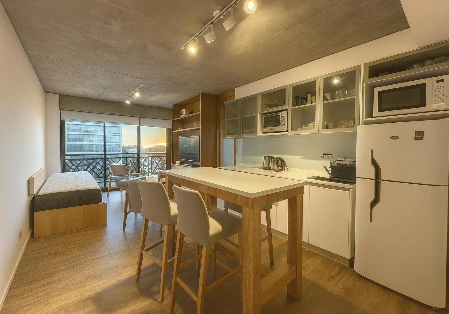 Loft divisible con balcón y cochera – Quartier del Bajo Torre 2, Piso 19 Sector Ciudad 1