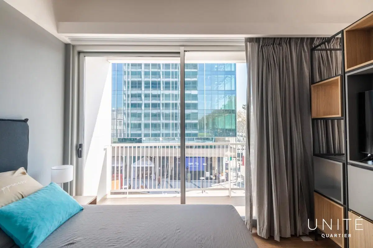 OPORTUNIDAD de compra con financiamiento, loft amoblado. Distrito Quartier, Retiro. 5
