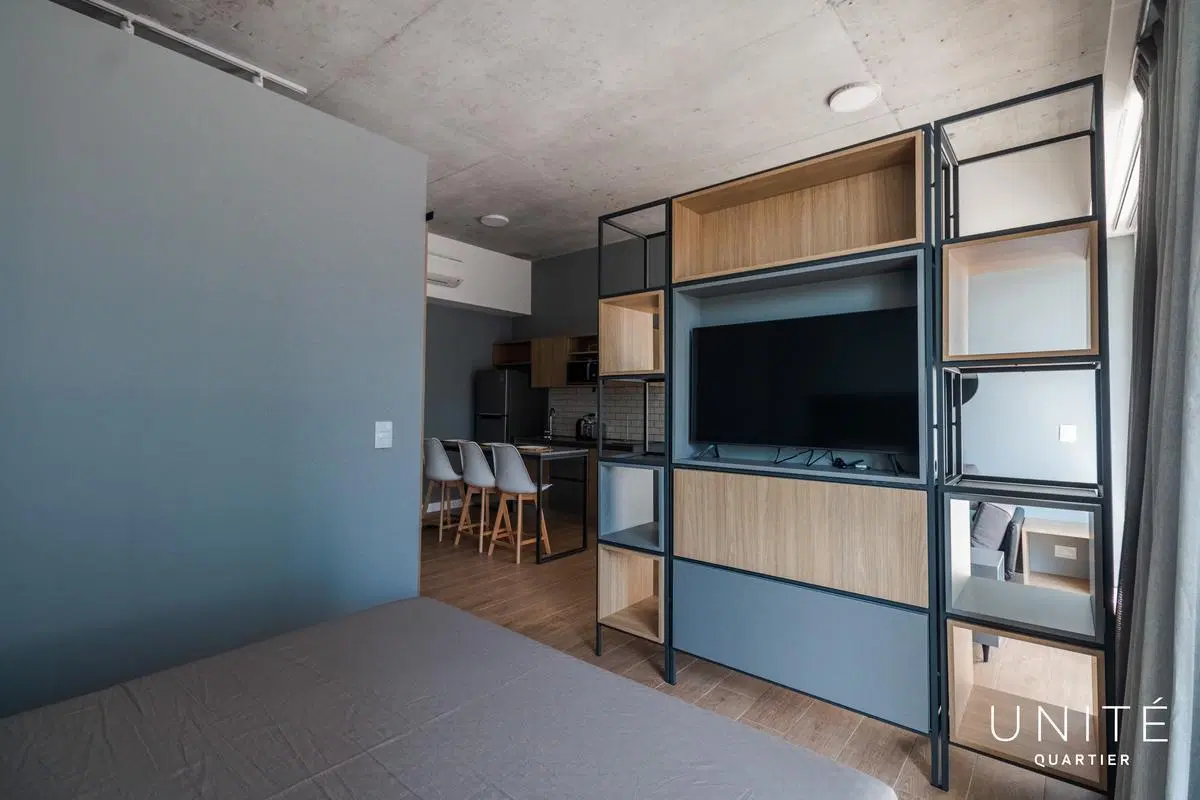Excelente Loft en alquiler temporario amoblado y equipado .Distrito Quartier, Retiro. 4