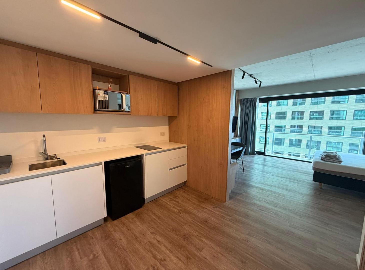 Foto de Monoambiente amoblado en alquiler con balcón y vista al Río | Quartier, imagen 4