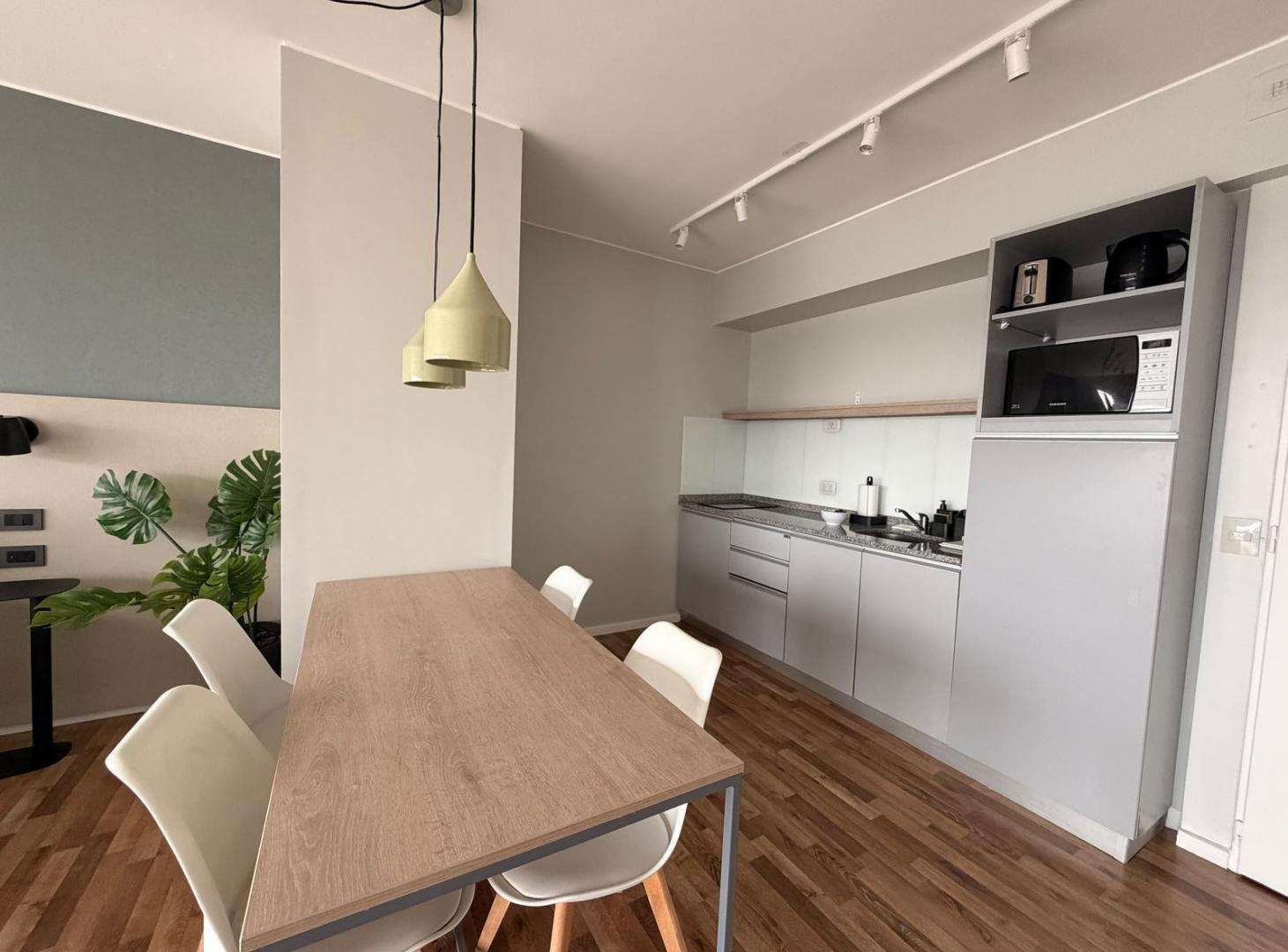 Foto de Monoambiente amoblado con cochera y vista abierta - Quartier Madero, imagen 4