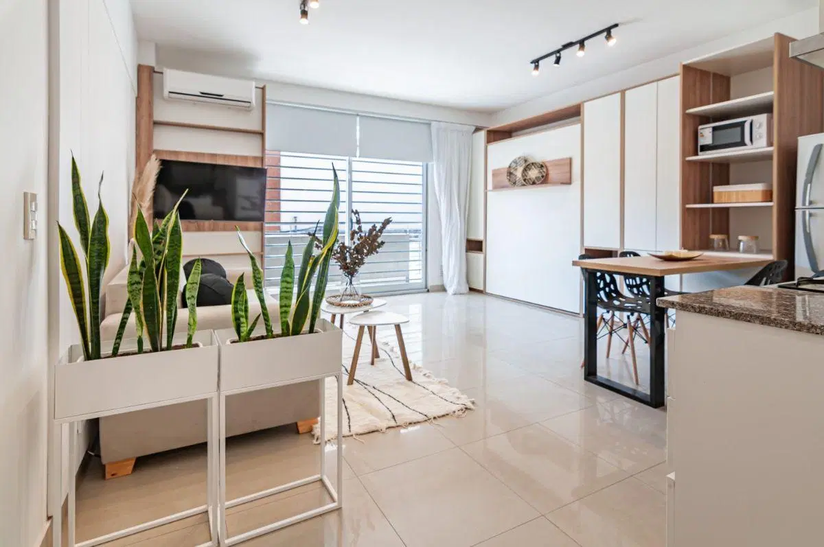 1 Ambiente c/frente IMPECABLE Totalmente equipado y amueblado, Av. Directorio 1200 5