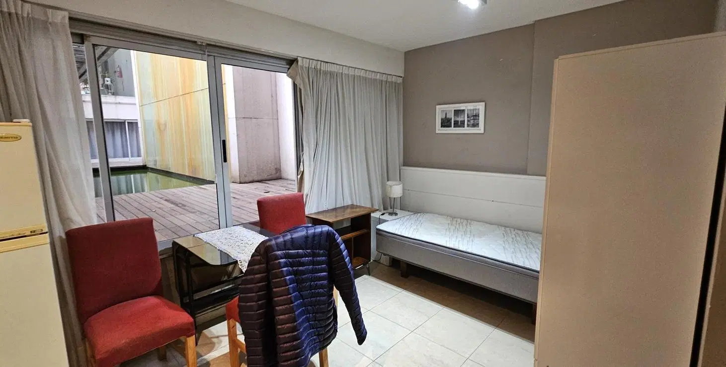 Alquiler de Mono ambiente amoblado con amenities. 4