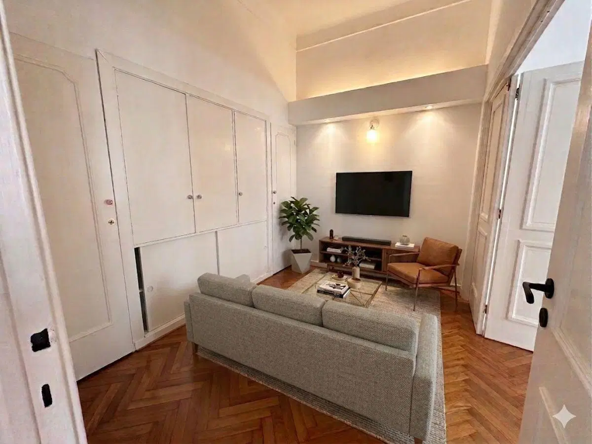 Venta piso 2 ambientes y medio con balcon mts Av 9 de Julio 1