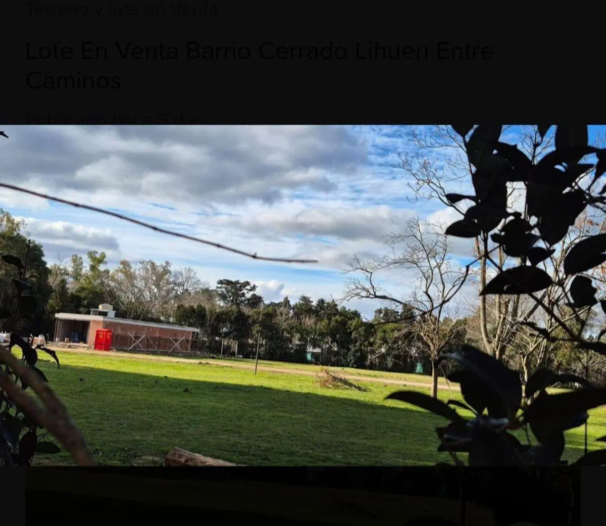 LOTE DE 735m2 EN VENTA BARRIO CERRADO EXCELENTE UBICACIÓN- VILLA ELIS, LA PLATA 1