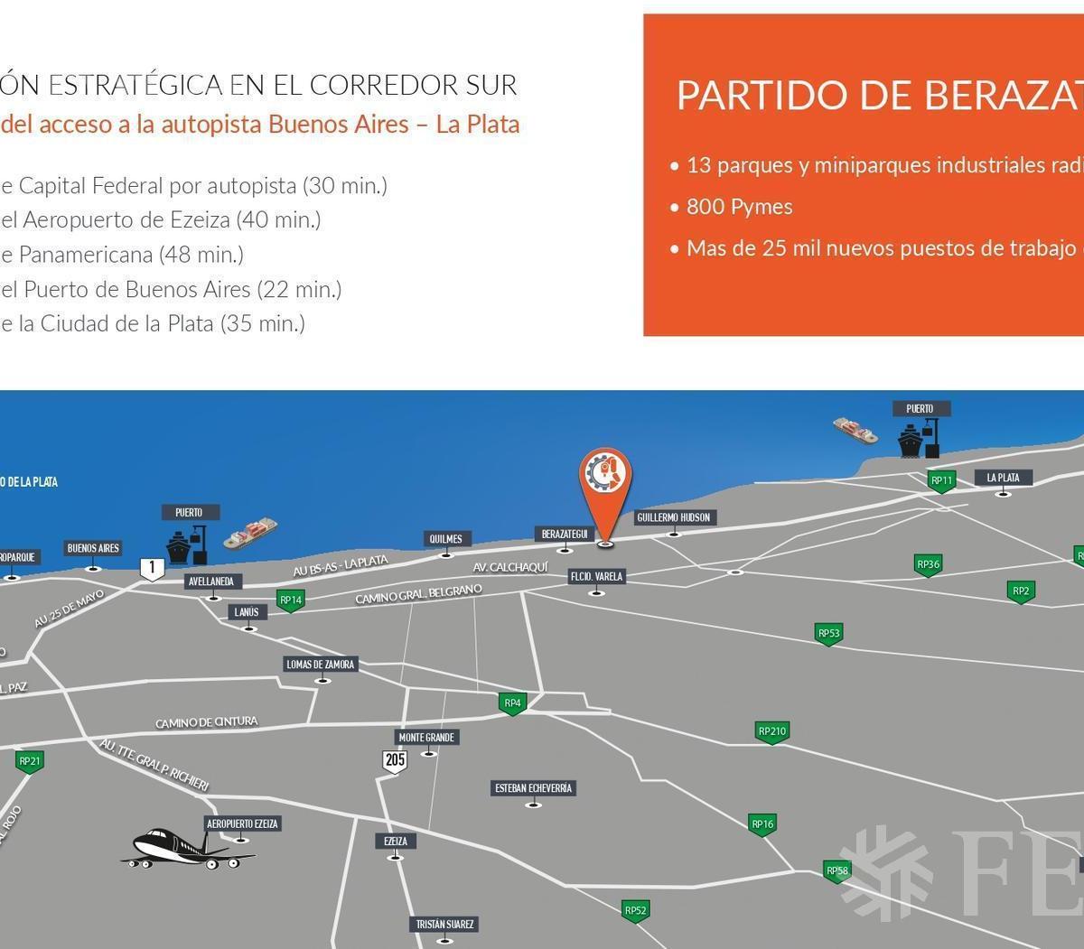 Venta de Terreno Industrial en Parque Tecnologico E Industrial Intepark en Berazategui 5
